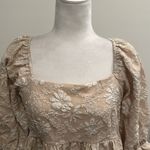 Lizard Thicket NWT Puff Sleeve Dress Sz L Photo 1