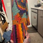 Farm Rio  Macacão Farm Revoada Rainbow Linen Blend Jumpsuit Photo 11