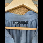 Gypsy 05  Silk Tunic Dress in Botanical gray Photo 2