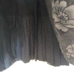 Max Mara Weekend  Skirt Pleated A-Line Floral Black Grey 2 Photo 4