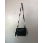 ALDO Black Croc Embossed Shoulder Bag with Chain & Tassel Charm Handbag Purse Photo 7