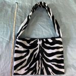 Brandy Melville Zebra fuzzy shoulder bag Photo 2