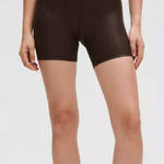 Lululemon  align 6" ribbed high rise biker shorts shine size 6 french press Photo 0