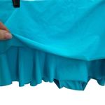 Catalina Swim Skirt Turquoise Blue Ruched Sides Modest Bikini Bottom Size XL Photo 3