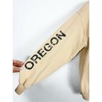 Urban Outfitters Crater Lake Overdyed Crew Neck Sweatshirt Small Yellow Oregon Photo 11