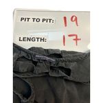 Brandy Melville Washed Black Crop Top One Size Photo 5