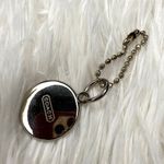 Coach 1"  Metal Circle Replacement Hangtag Hang Tag Bag Charm Photo 1