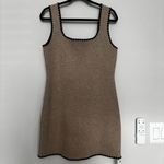 Reformation Isabelle Regenerative Wool Embroidered Sweater Dress Size L Photo 4