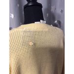 New NWOT Plus size 1x Butter Yellow Light Sweater Women's Photo 1