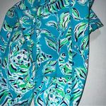 Lilly Pulitzer luxletic 24” high rise midi leggings turquoise oasis xs Photo 9