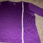 LL Bean Purple Long Sleeve Shirt Size L Photo 2