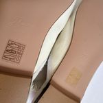 J.Crew  Zoe Ballet Scrunchy Slingback Flats Ivory Leather Size 10.5 Photo 9