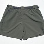 Columbia Women’s “Sandy River” Green Belted Cargo Short size large Photo 4