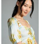 FAVORITE DAUGHTER The Vineyard Floral Print Maxi Dress in Sky Blue Size US 0 Photo 4