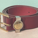 Juicy Couture Juicy Cuture Womens Heart Buckle Belt Size‎ L/XL Pink With Gold Buckle NIB Photo 0