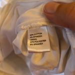 Boston Proper  white blouse L Photo 5