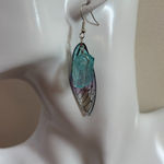 Blue & Lavender Wing Earrings NWT 2.5" Photo 0