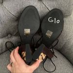 Anthropologie • Caley tie semi wedge sandal• Size 9 Photo 5