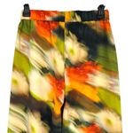 Stine Goya Abstract Impressionism Floral Pull On Pants Orange Green Size XS NWOT Photo 3