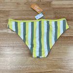 Kona Sol Women's Yellow Striped Hipster Bikini Bottom - Size 1X - NWT Photo 3