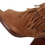 Vince Camuto EUC Leather Jadon Fringed Sandal Booties Sz. 6.5 Photo 4