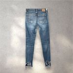 American Eagle  Super Stretch X Skinny Jeans Womens 0 Short Distressed Ripped Y2K Photo 4