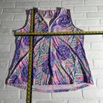 Lulu B Tank Top Womens XL Pink Colorful Sleeveless Multicolor Pineapple Crochet Photo 9