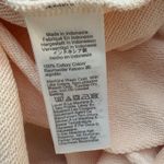 J.Crew Original Cotton Terry Puff-sleeve Light Pink Sweatshirt Dress Sz L New Photo 6