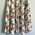 Mi Ami by Francesca’s Hibiscus Printed Maxi Skirt M Photo 3