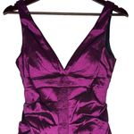 XScape Vintage Y2K Mermaid Formal Dress Size 8 V Neck Prom Gown Photo 3