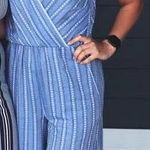 BCBGMAXAZRIA Blue Jumpsuit Photo 0