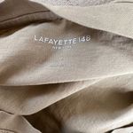 Lafayette 148  NY Cotton Jersey Modern Long Sleeve Tee Shirt Tan Medium FAB #J807 Photo 9