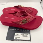 Tommy Hilfiger  Rumia red flip-flop women's sandals Size 6M Photo 8