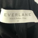 Everlane  Black Japanese Geoweave Zip Hem Dress Casual Pants 10 Photo 64