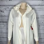 Avenue Body NWT Sz 30/32 Ivory Open Front Luv 2 Lounge Sweater Cardigan w/ Hood Photo 2