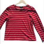 Ralph Lauren  Red and Gold Striped Top Size XL Photo 0