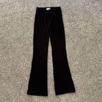 Urban Outfitters black velvet corduroy flare pants size XS Photo 1