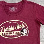 Campus Heritage Florida State Seminoles Shirt Juniors L Short Sleeve Crewneck Red Size M Photo 1