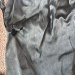 Vintage Post WWII Dragon Embroidered Sheer Silk Robe SIZE S Black Photo 7