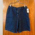 Ralph Lauren Lauren Jeans Co.  Women's Blue Denim Jean Shorts NWT Size 16 Vintage Photo 0