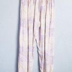 Anthropologie Lotus and Luna Bohemian Paisley Print Amethyst Island Harem Pants Photo 4