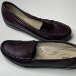 SAS Deep Burgundy Leather Slip Photo 0