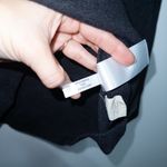 Madewell Heather Charcoal Gray (Re)sourced Plush Mockneck Puff-Sleeve Top Medium Photo 8