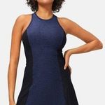 Outdoor Voices  Athena  Knit Navy blue & Gray women's sleeveless dress size small Photo 0