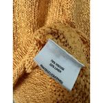 Eileen Fisher  Orange Linen Blend V-Neck Loose Knit Sweater Sz‎ M Photo 1
