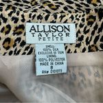 Allison Taylor Petite Women's Cheetah Leopard Animal Print Pencil Skirt 8 Brown Photo 10