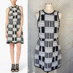 Gat Rimon‎ Shaya Dress in Black & White Jacquard Size 2 Photo 1