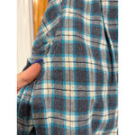MOUSSY Plaid Cotton Button Down Shirt Blue Check Oversized Free Size Japan Photo 5