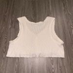 Urban Outfitters BDG White Knit Cropped Boxy Tank Top Photo 7