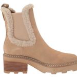 Calvin Klein NEW Anissa Lug Sole Block Heel Cozy Faux Fur Chelsea Winter Boot Photo 8